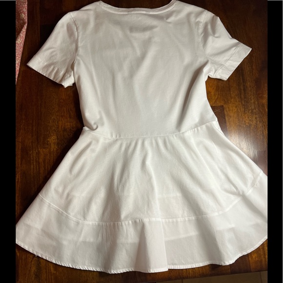 Banana Republic x small perfect white peplum tunic - Picture 2 of 4